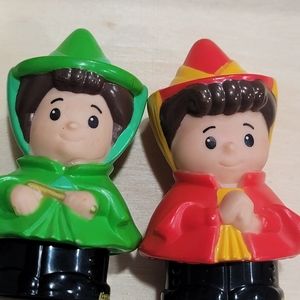 Little Friends Fisher Price Disney Aurora Sleeping Beauty Fairy Red and Green